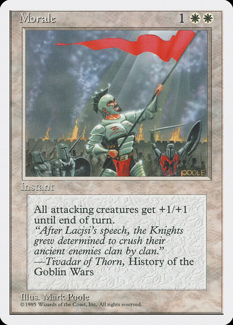 Morale\n4th Edition\nSingle\nMagic The Gathering