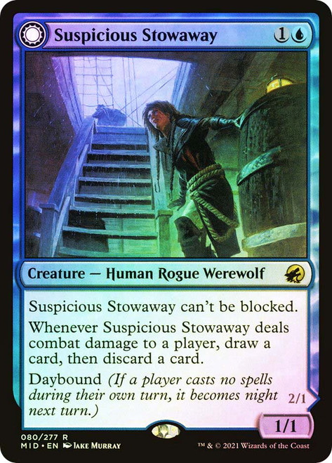 Suspicious Stowaway // Seafaring Werewolf | Innistrad: Midnight