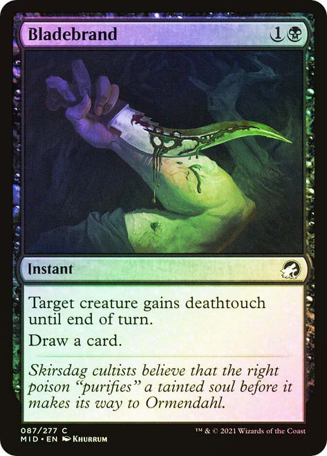 Bladebrand\nInnistrad: Midnight Hunt\nSingle\nMagic The Gathering