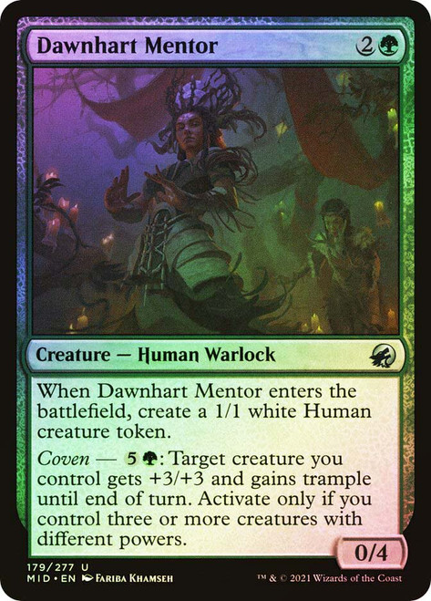 Dawnhart Mentor\nInnistrad: Midnight Hunt\nSingle\nMagic The Gathering