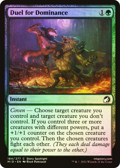 Duel for Dominance\nInnistrad: Midnight Hunt\nSingle\nMagic The Gathering