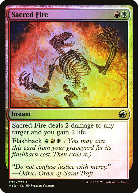 Sacred Fire\nInnistrad: Midnight Hunt\nSingle\nMagic The Gathering