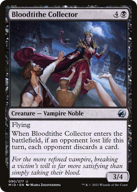 Bloodtithe Collector\nInnistrad: Midnight Hunt\nSingle\nMagic The Gathering