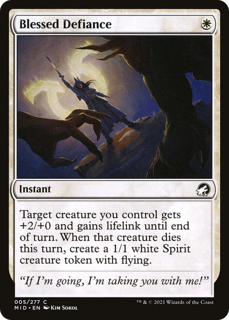 Blessed Defiance | Innistrad: Midnight Hunt | Star City Games