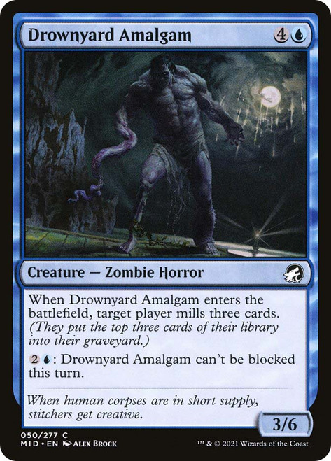 Drownyard Amalgam\nInnistrad: Midnight Hunt\nSingle\nMagic The Gathering