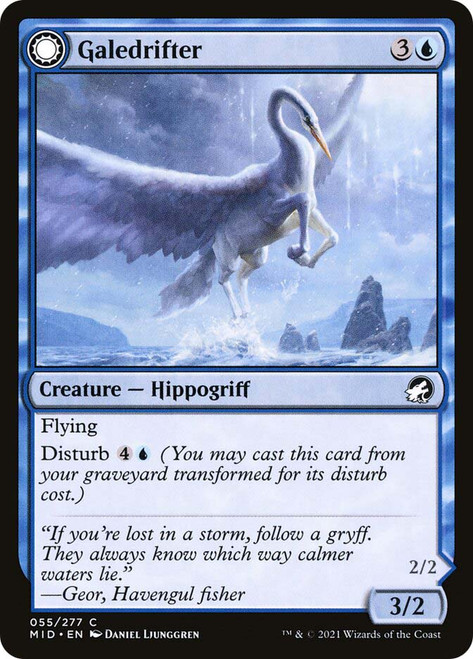 Galedrifter // Waildrifter\nInnistrad: Midnight Hunt\nSingle\nMagic The Gathering
