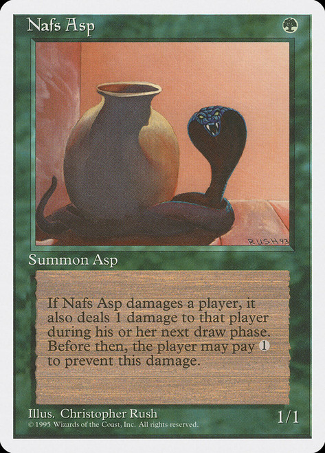Nafs Asp\n4th Edition\nSingle\nMagic The Gathering