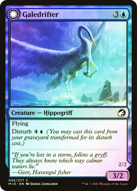 Galedrifter // Waildrifter\nInnistrad: Midnight Hunt\nSingle\nMagic The Gathering