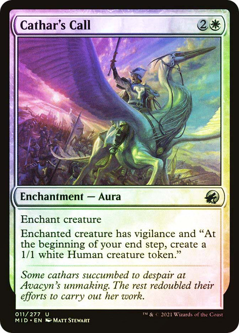 Cathar's Call\nInnistrad: Midnight Hunt\nSingle\nMagic The Gathering