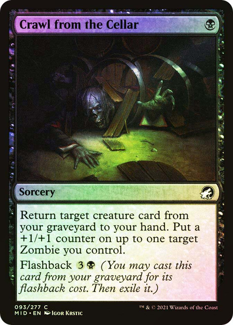 Crawl from the Cellar\nInnistrad: Midnight Hunt\nSingle\nMagic The Gathering