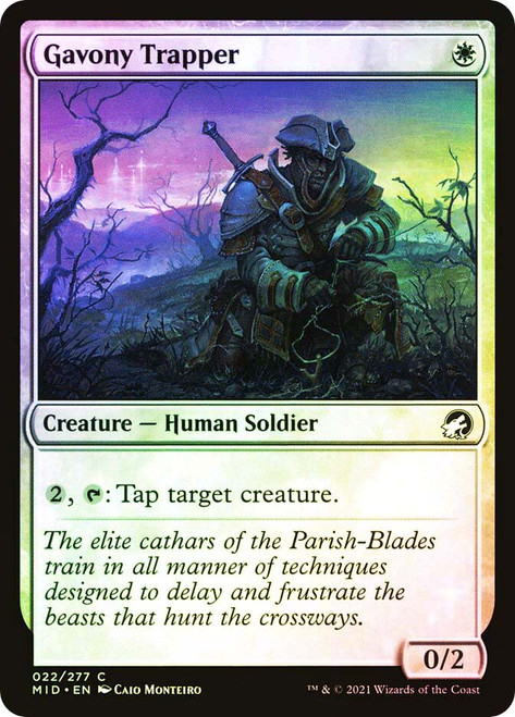 Gavony Trapper\nInnistrad: Midnight Hunt\nSingle\nMagic The Gathering