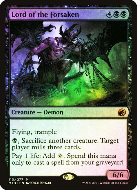Lord of the Forsaken\nInnistrad: Midnight Hunt\nSingle\nMagic The Gathering