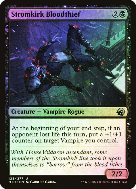 Stromkirk Bloodthief\nInnistrad: Midnight Hunt\nSingle\nMagic The Gathering