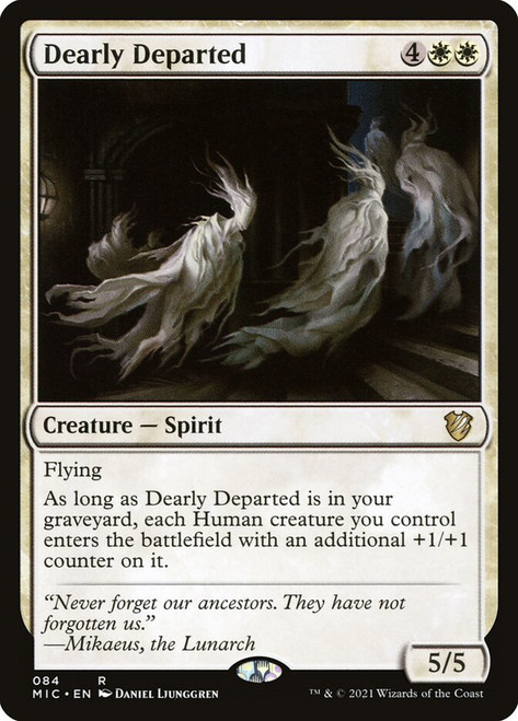 Dearly Departed\nInnistrad: Midnight Hunt Commander\nSingle\nMagic The Gathering
