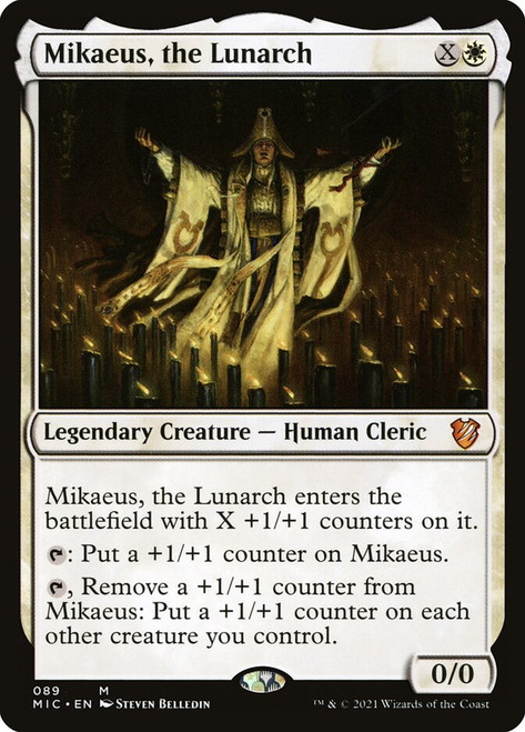 Mikaeus, the Lunarch\nInnistrad: Midnight Hunt Commander\nSingle\nMagic The Gathering