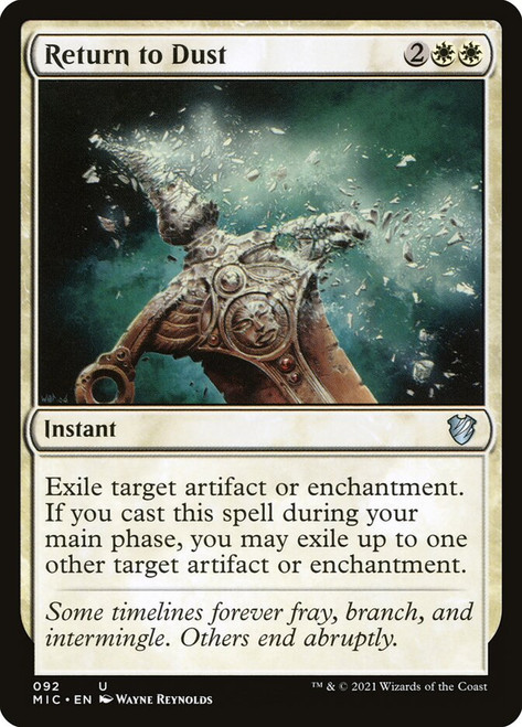 Return to Dust\nInnistrad: Midnight Hunt Commander\nSingle\nMagic The Gathering