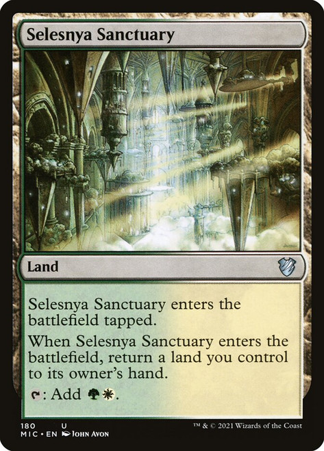 Selesnya Sanctuary\nInnistrad: Midnight Hunt Commander\nSingle\nMagic The Gathering