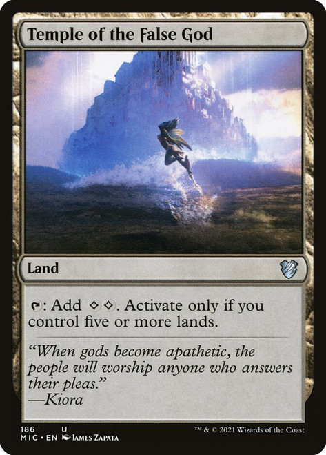 Temple of the False God\nInnistrad: Midnight Hunt Commander\nSingle\nMagic The Gathering