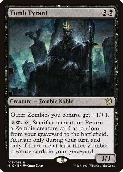 Tomb Tyrant\nInnistrad: Midnight Hunt Commander\nSingle\nMagic The Gathering