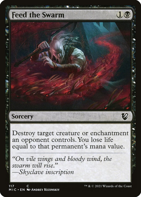 Feed the Swarm\nInnistrad: Midnight Hunt Commander\nSingle\nMagic The Gathering