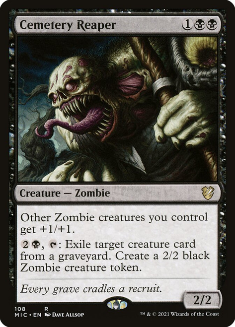 Cemetery Reaper\nInnistrad: Midnight Hunt Commander\nSingle\nMagic The Gathering