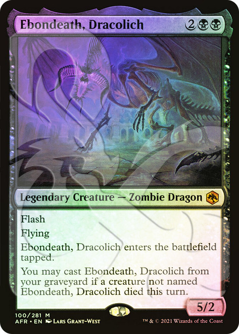 Ebondeath, Dracolich (Ampersand)\nPromo: General\nSingle\nMagic The Gathering
