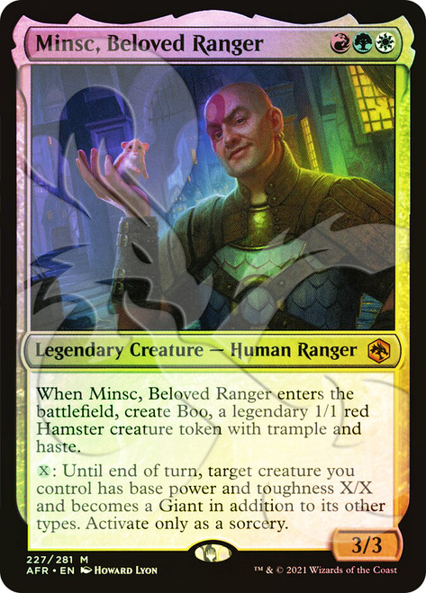 Minsc, Beloved Ranger (Ampersand)\nPromo: General\nSingle\nMagic The Gathering