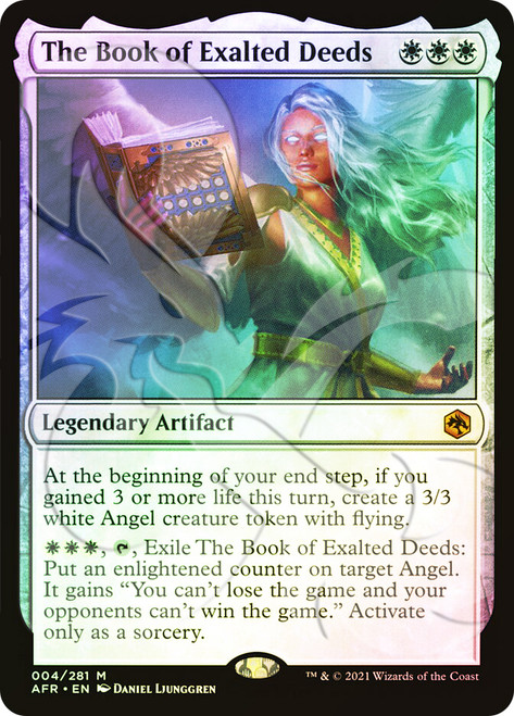The Book of Exalted Deeds (Ampersand)\nPromo: General\nSingle\nMagic The Gathering