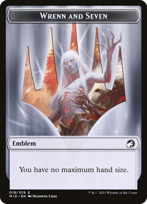 {Wrenn Emblem}\nInnistrad: Midnight Hunt\nSingle\nMagic The Gathering