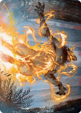 {Burn the Accursed Art Card} (Signed)
Art Series
Single
Magic The Gathering