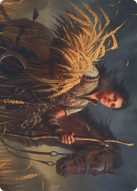 {Ambitious Farmhand Art Card}\nArt Series\nSingle\nMagic The Gathering