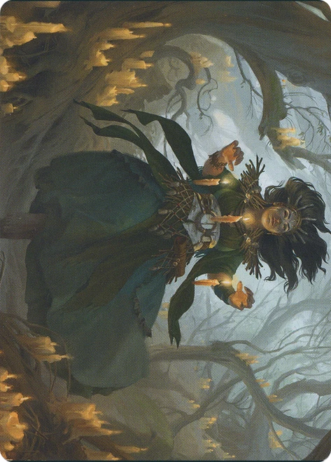 {Candlegrove Witch Art Card} (#15)\nArt Series\nSingle\nMagic The Gathering