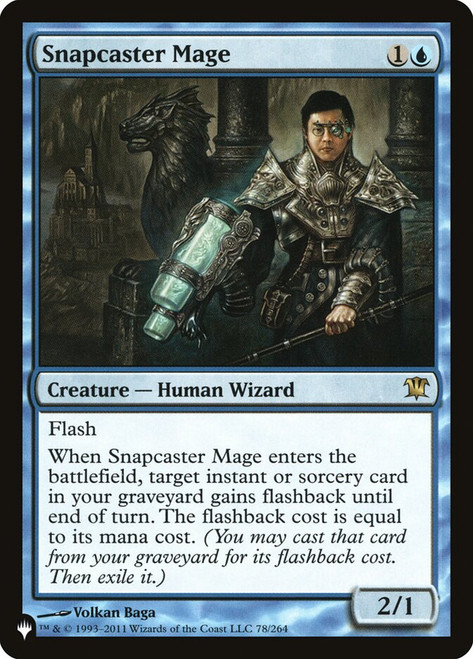 Snapcaster Mage\nPlaneswalker Symbol Reprints\nSingle\nMagic The Gathering