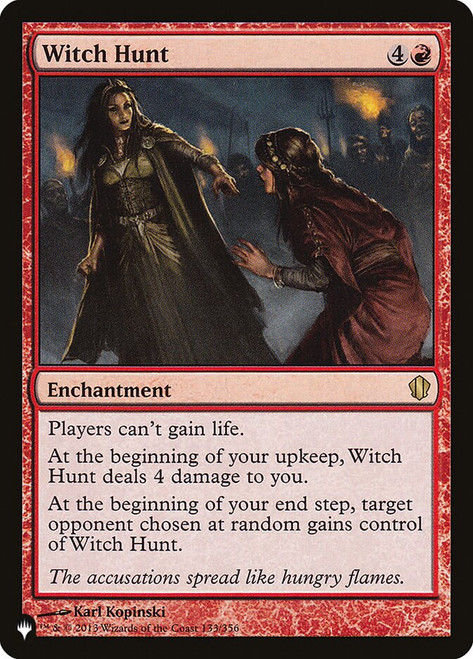 Witch Hunt\nPlaneswalker Symbol Reprints\nSingle\nMagic The Gathering