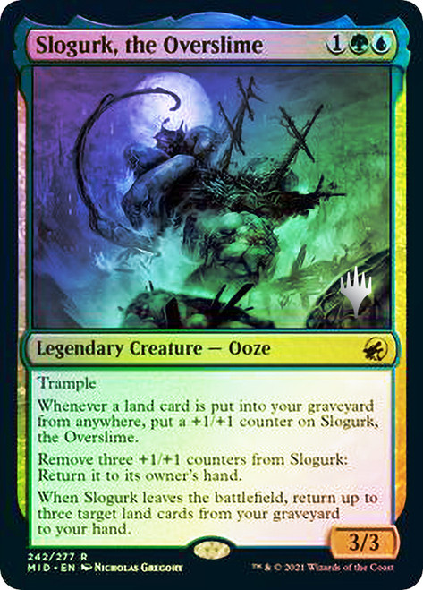 Slogurk, the Overslime (Promo Pack) (Innistrad: Midnight Hunt)\nPromo: Planeswalker Stamped\nSingle\nMagic The Gathering