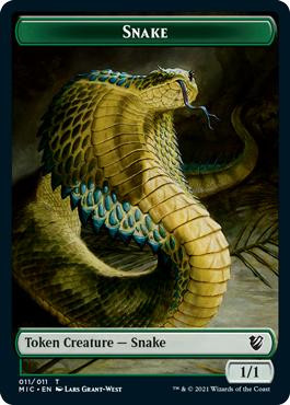 {Snake Token} // {Spirit Token}\nInnistrad: Midnight Hunt Commander\nSingle\nMagic The Gathering