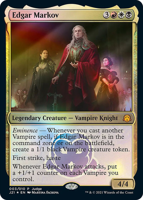 Edgar Markov (Judge)\nPromo: General\nSingle\nMagic The Gathering