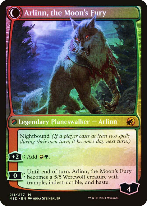 Arlinn, the Pack's Hope // Arlinn, the Moon's Fury (Prerelease