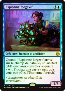 Quicksmith Spy
Aether Revolt - French
Single
Magic The Gathering