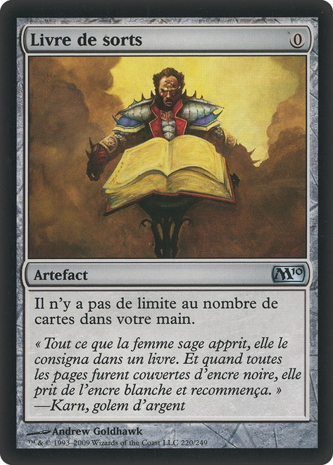 Spellbook
Magic 2010 Core Set - French
Single
Magic The Gathering