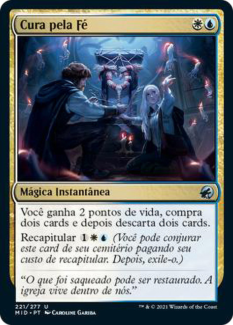 Faithful Mending
Innistrad: Midnight Hunt - Portuguese
Single
Magic The Gathering