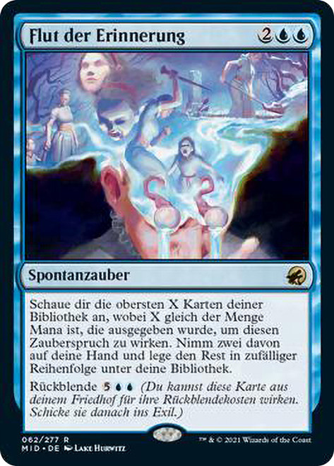 Memory Deluge
Innistrad: Midnight Hunt - German
Single
Magic The Gathering