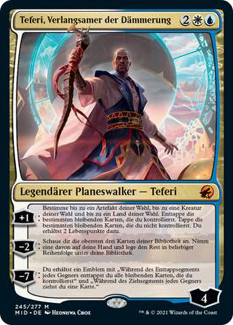 Teferi, Who Slows the Sunset
Innistrad: Midnight Hunt - German
Single
Magic The Gathering