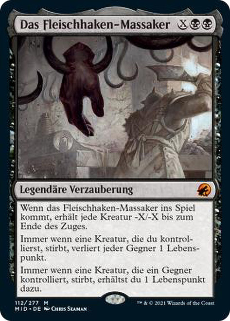 The Meathook Massacre
Innistrad: Midnight Hunt - German
Single
Magic The Gathering