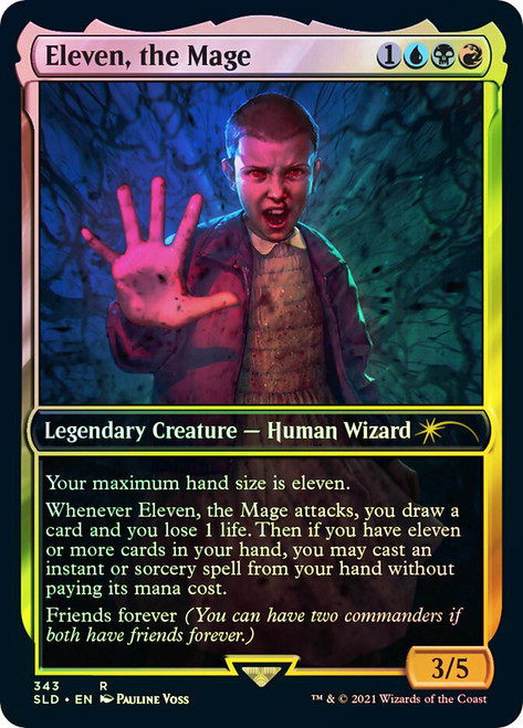 Eleven, the Mage (Secret Lair) (Full Art)\nPromo: General\nSingle\nMagic The Gathering