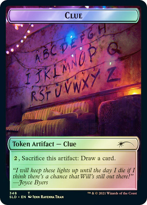 {Clue Token} (Secret Lair) (Full Art)\nPromo: General\nSingle\nMagic The Gathering