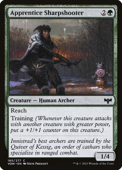 Apprentice Sharpshooter\nInnistrad: Crimson Vow\nSingle\nMagic The Gathering