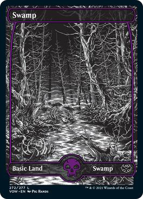 Swamp (#272) (Full Art) | Innistrad: Crimson Vow - Korean | Star