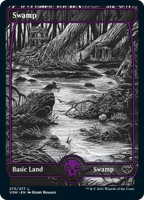 Swamp (#273) (Full Art)\nInnistrad: Crimson Vow\nSingle\nMagic The Gathering