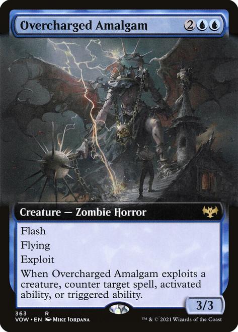 Overcharged Amalgam (Extended Art)\nInnistrad: Crimson Vow - Variants\nSingle\nMagic The Gathering